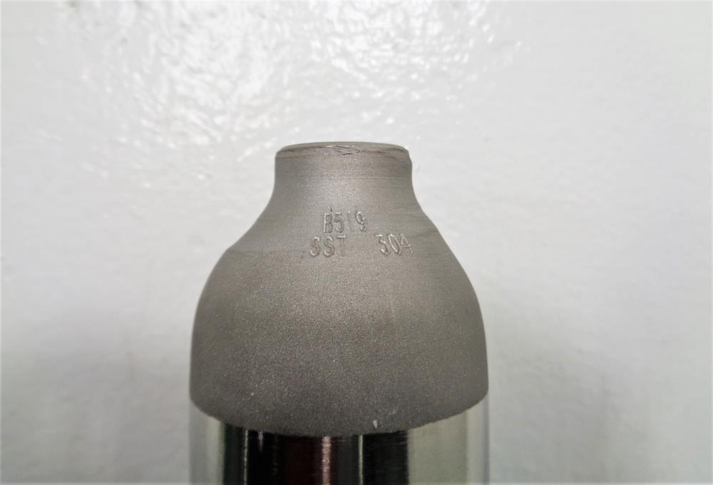 Hoke Sample Cylinder 4HD300 DOT-3E 1800, 304 Stainless Steel HOHV913611